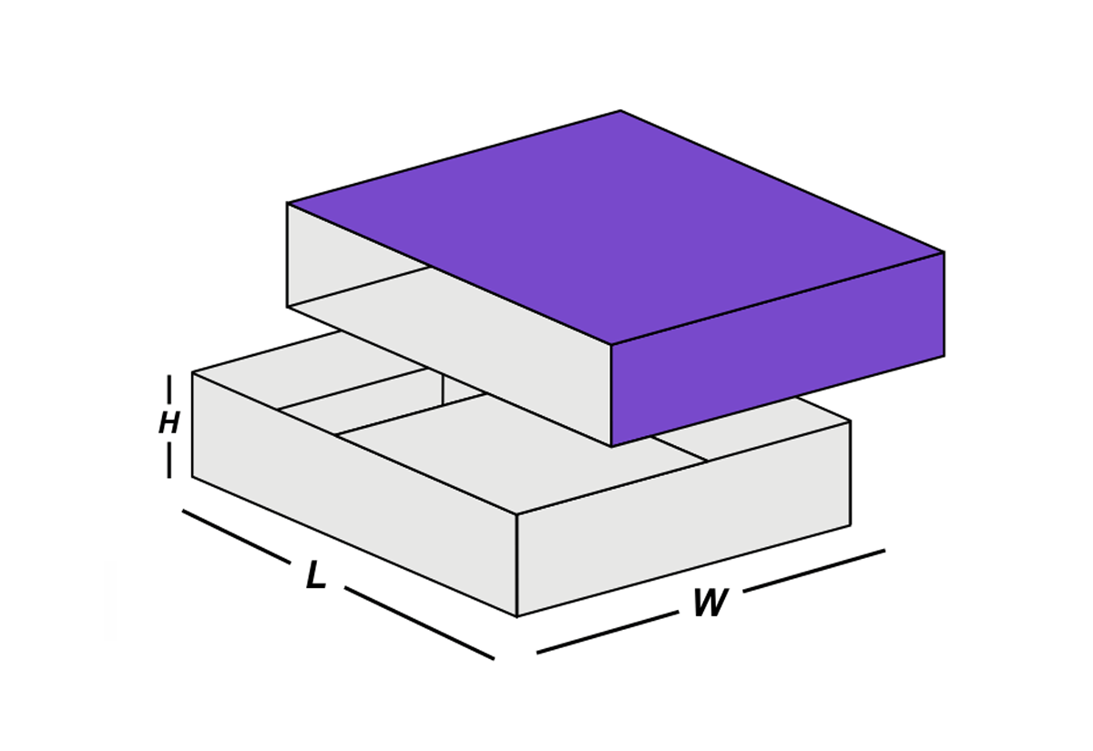 Tray and sleeve box small size